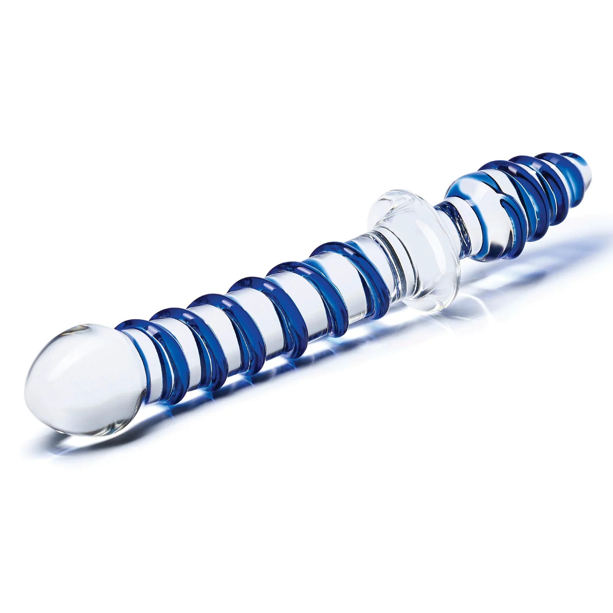 10" Mr. Swirly Double Ended Glass Dildo & Butt Plug - Image 6