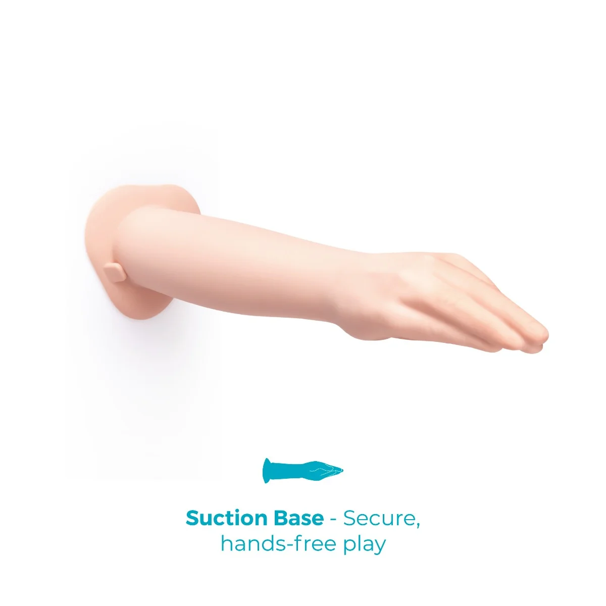 16.5" Silicone Fisting Dildo with Suction Base - Image 3