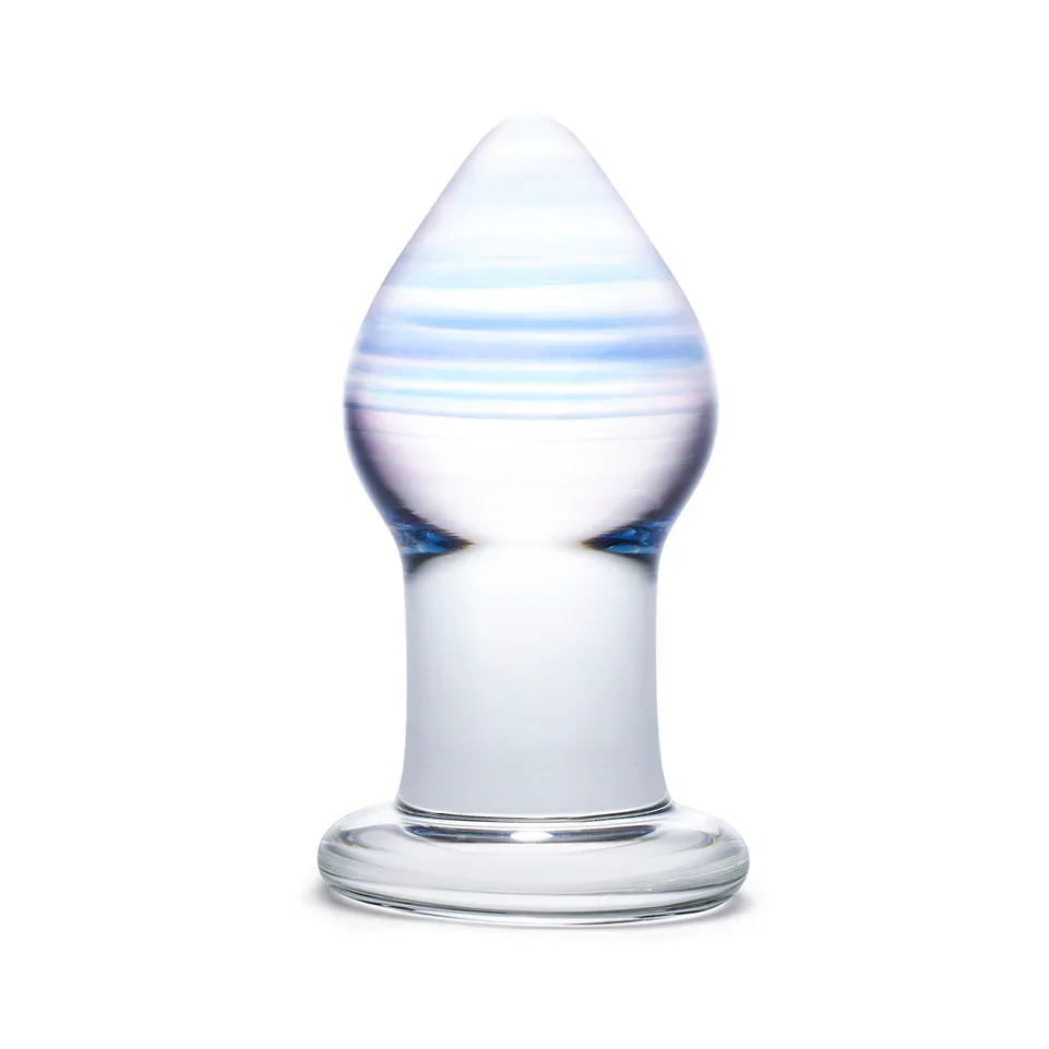 3.25" Amethyst Rain Butt Plug by Gläs - Image 4