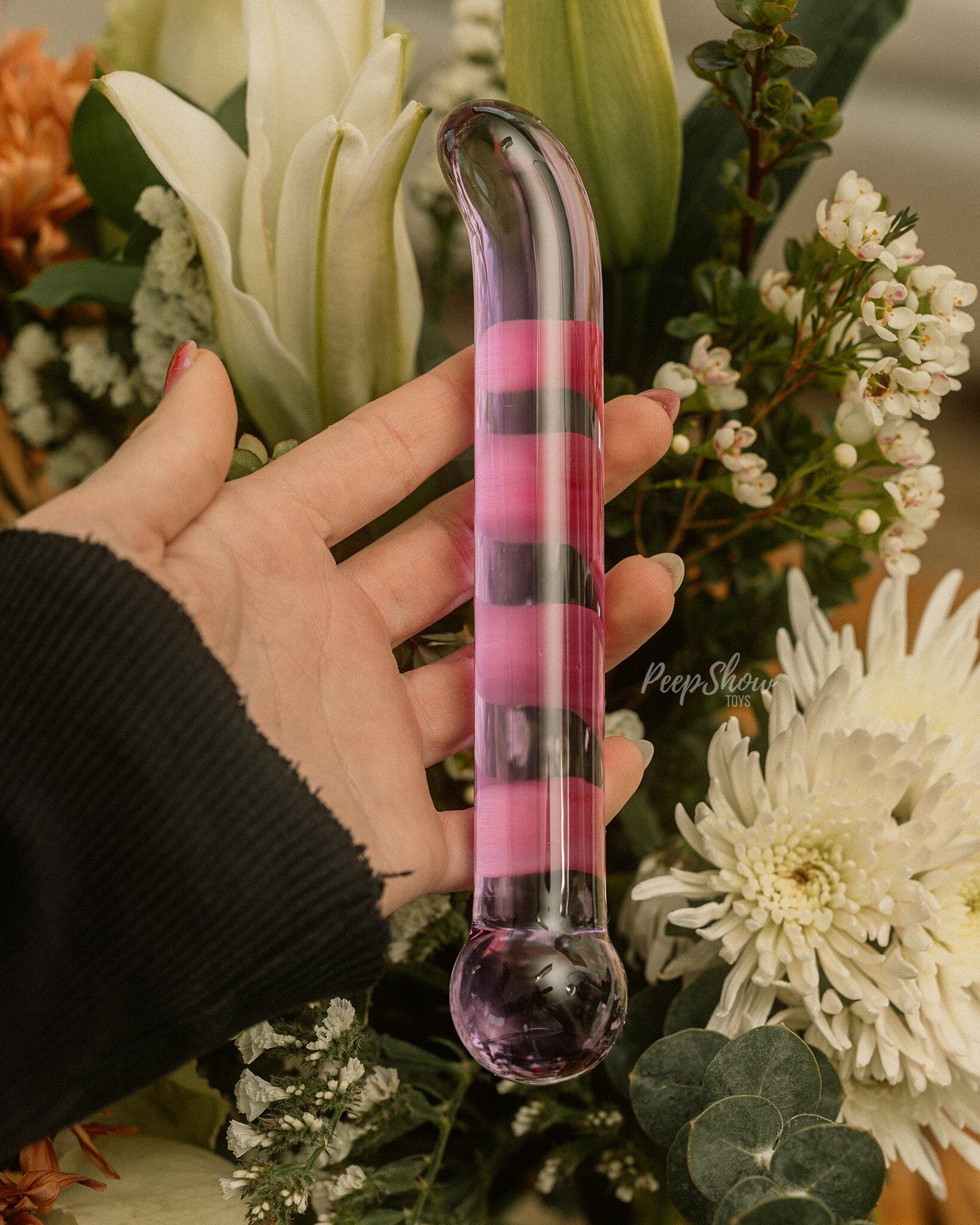 6.75" Purple G-Spot Tickler by Gläs - Image 2