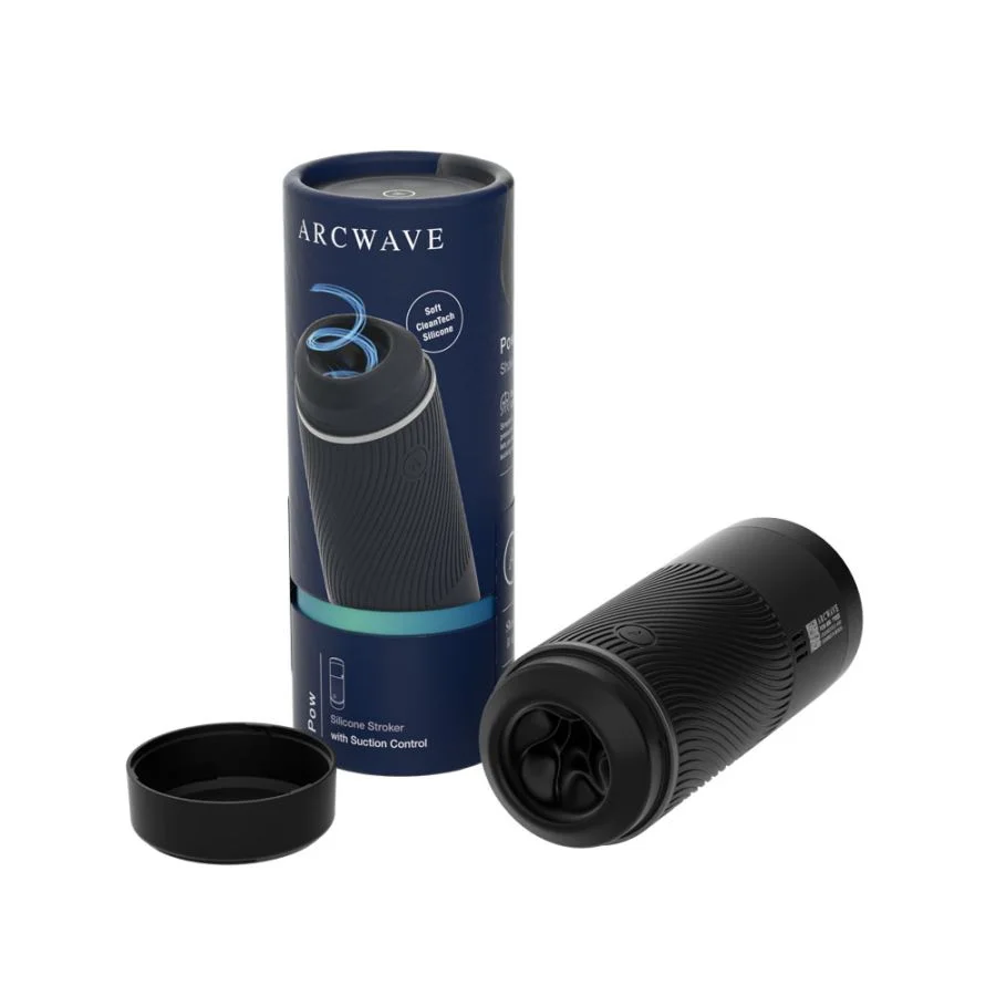 Arcwave Pow - Soft Silicone Penis Stroker with Air Pressure Valve - Image 2