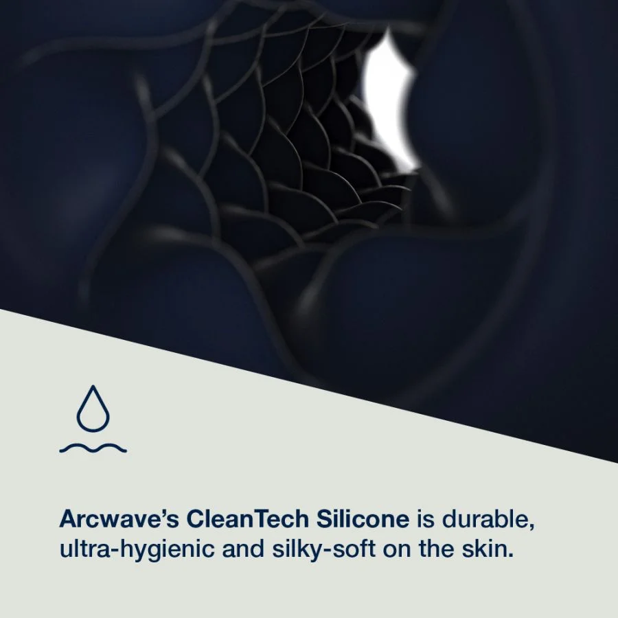 Arcwave Pow - Soft Silicone Penis Stroker with Air Pressure Valve - Image 4