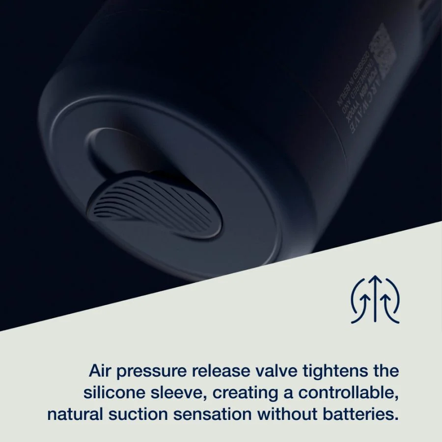 Arcwave Pow - Soft Silicone Penis Stroker with Air Pressure Valve - Image 8