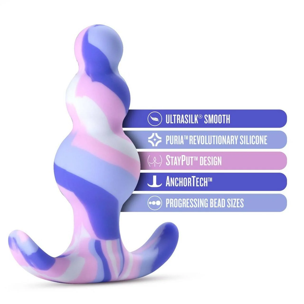 Avant Twilight - Beaded Silicone Plug - Image 6