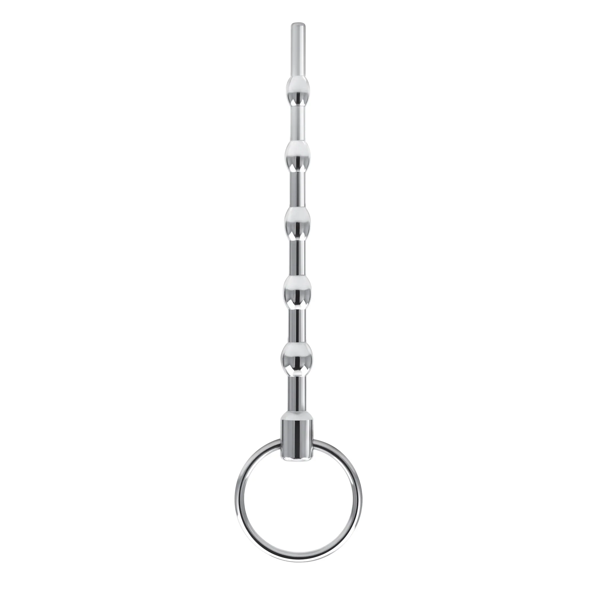 Beaded Urethral Sound, 4.5-Inch Stainless Steel - Image 2