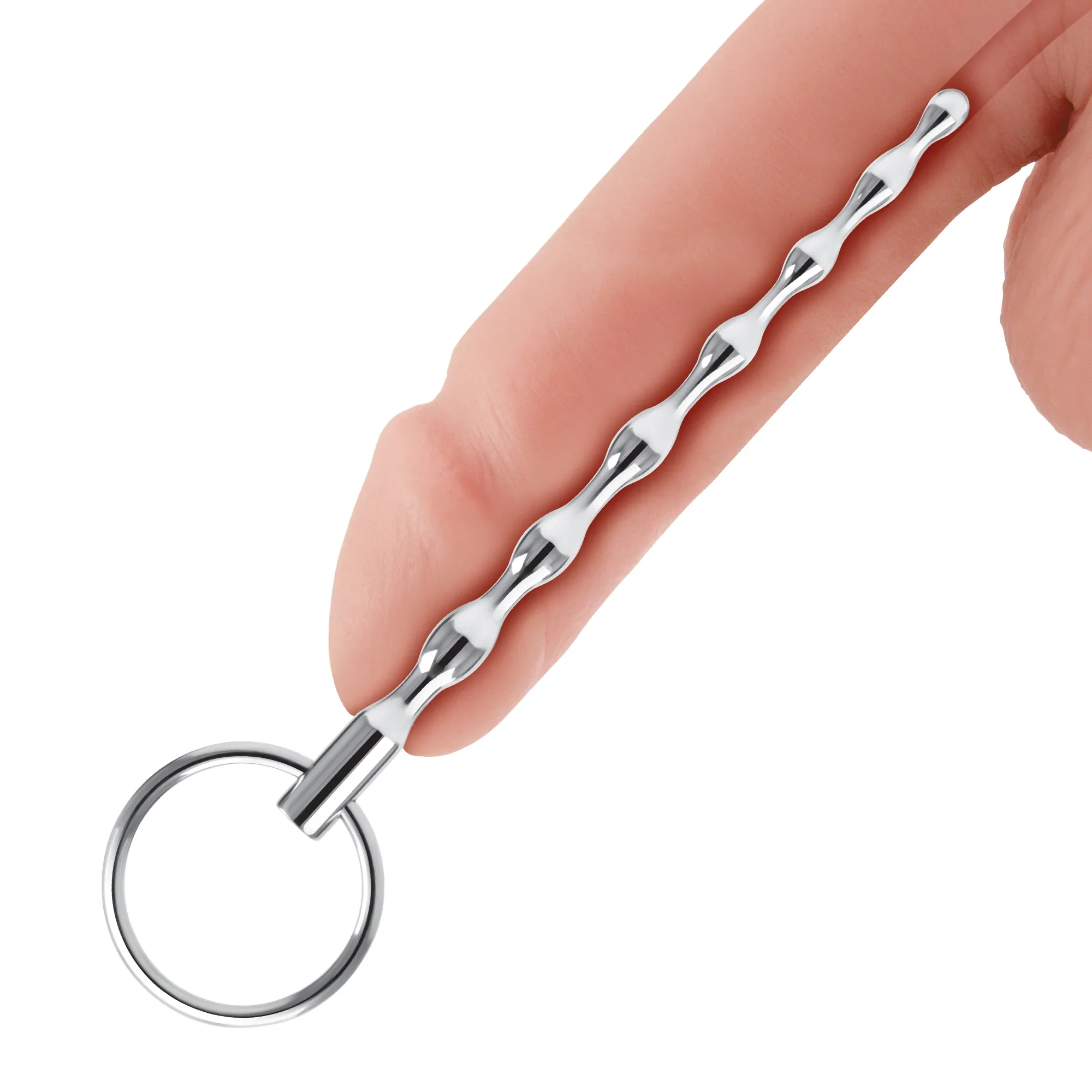 Beaded Urethral Sound, 4.5-Inch Stainless Steel - Image 4