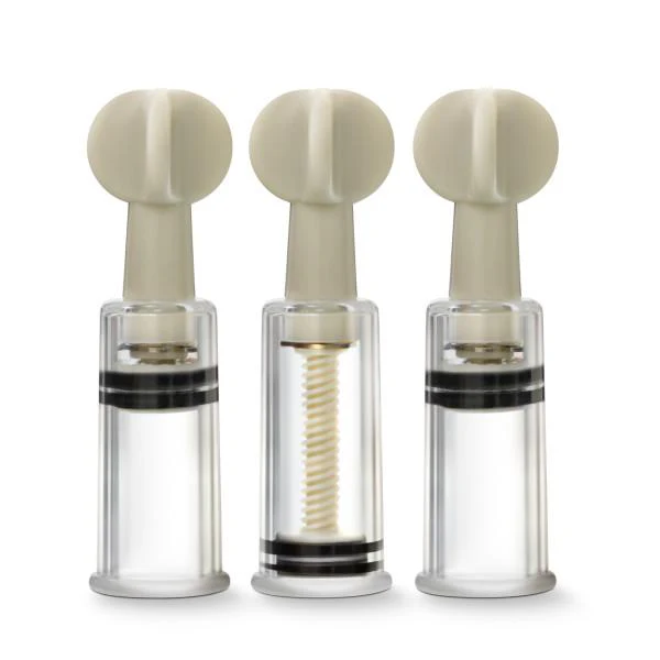 Blush Temptasia Clit and Nipple Twist Tit Suckers, Set of 3