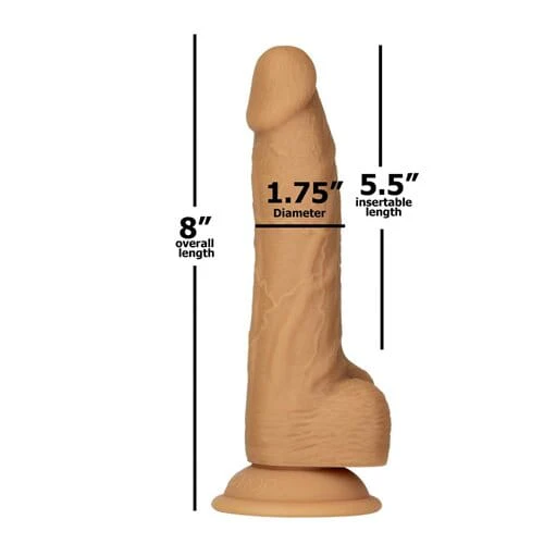 BMS Factory Naked Addiction Dual Density Silicone Dildo - Image 10