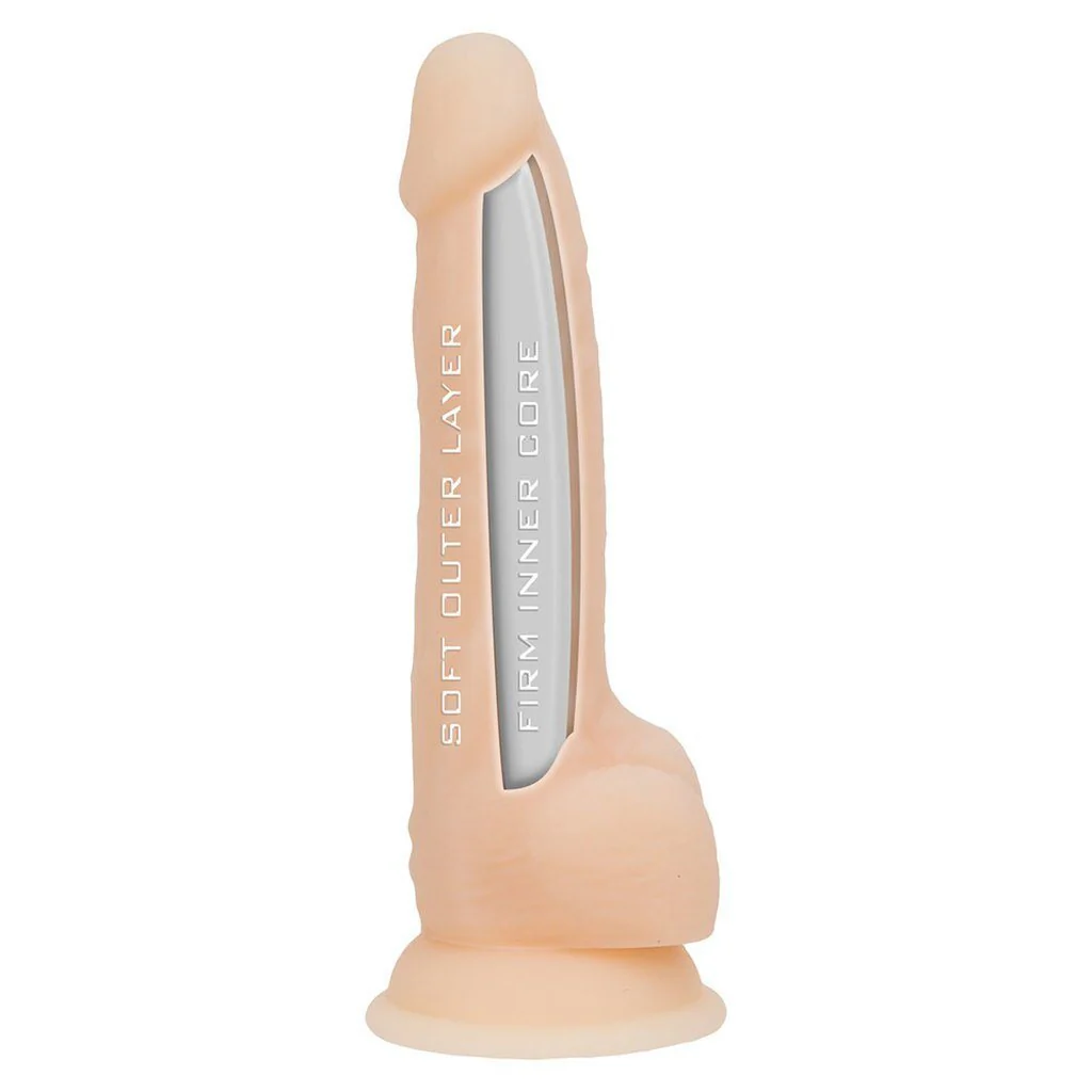 BMS Factory Naked Addiction Dual Density Silicone Dildo - Image 7