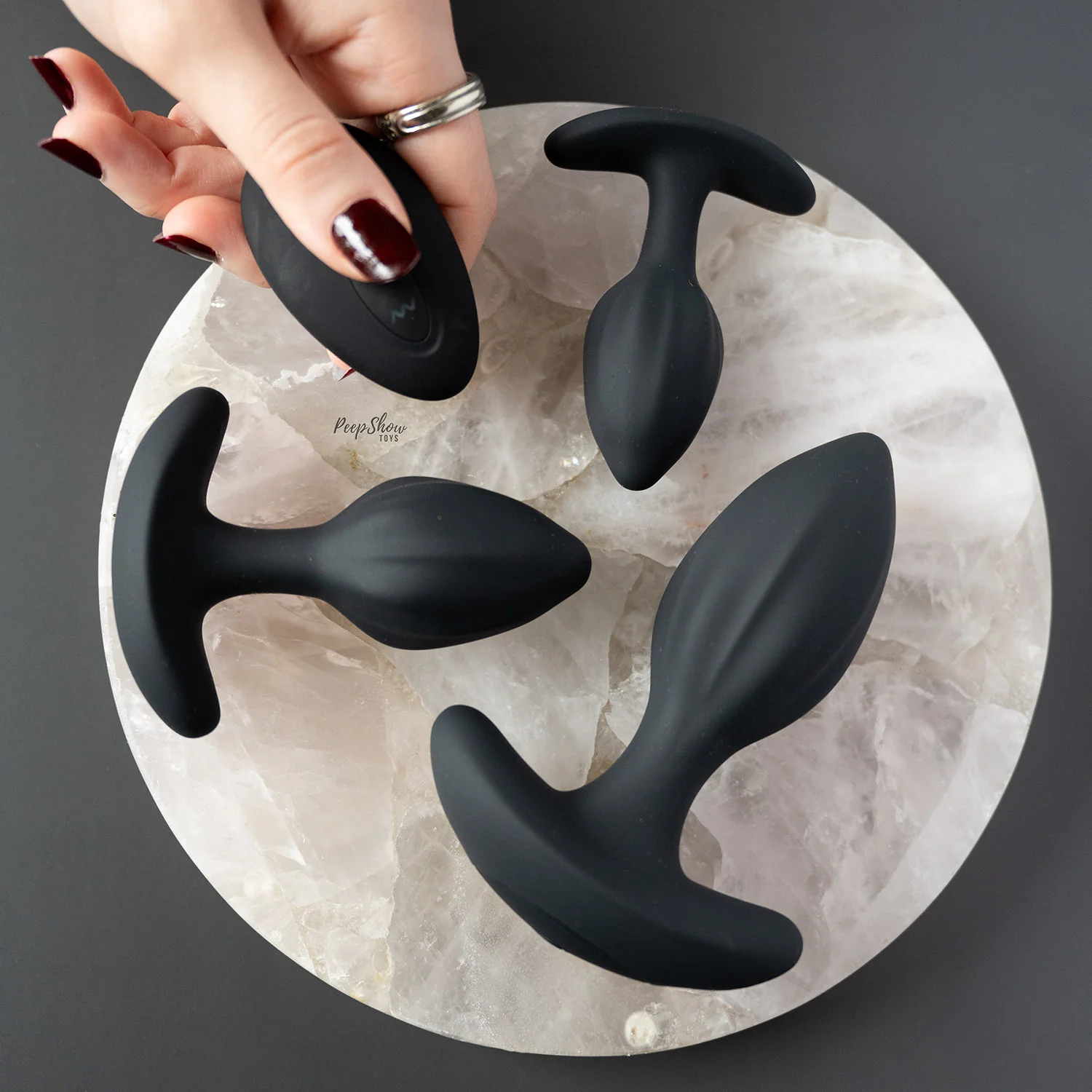 Climb Anal Trainer Kit - 3 Silicone Butt Plugs - Image 2