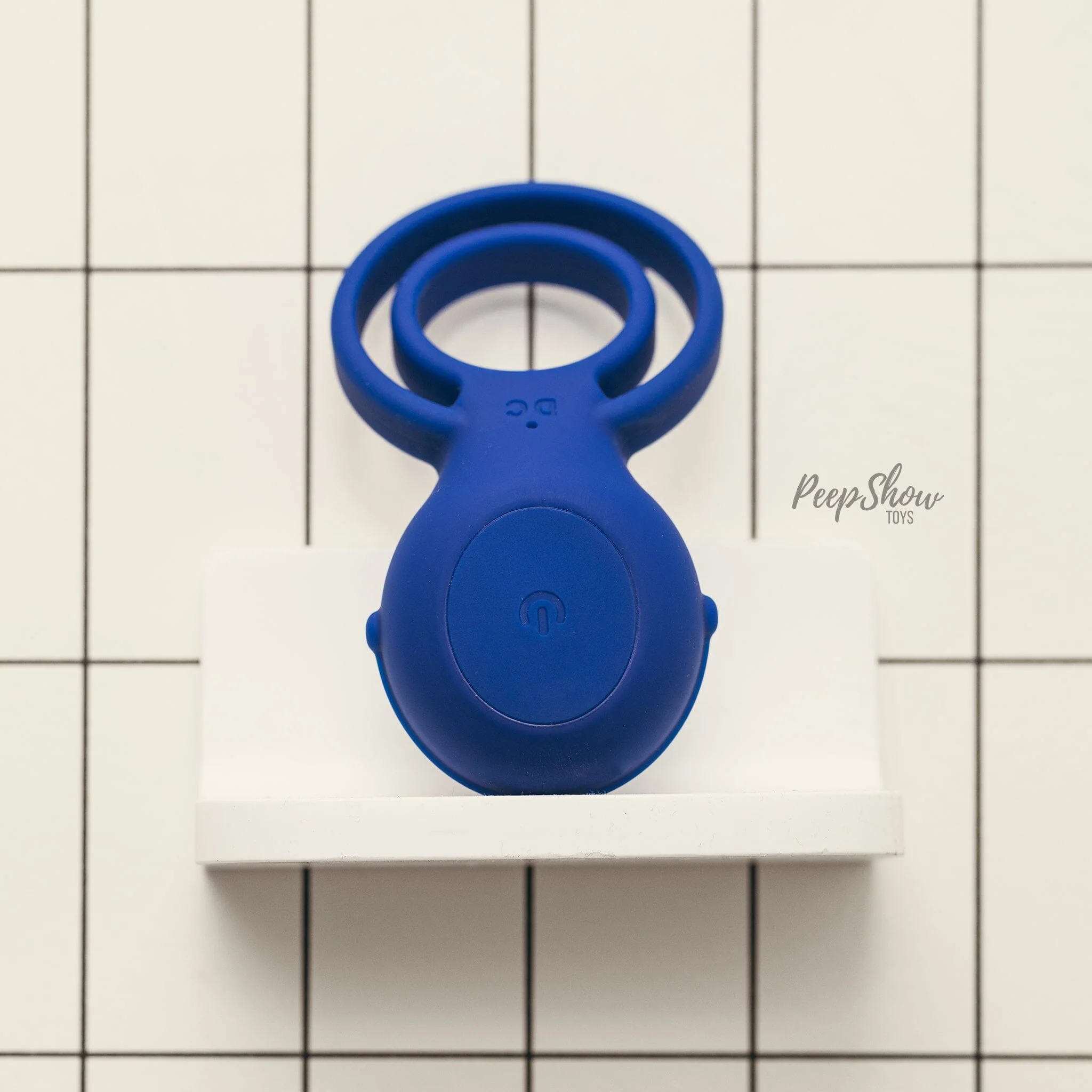 Cock Power Ultimate Vibrating Cock Ring, Blue - Image 2