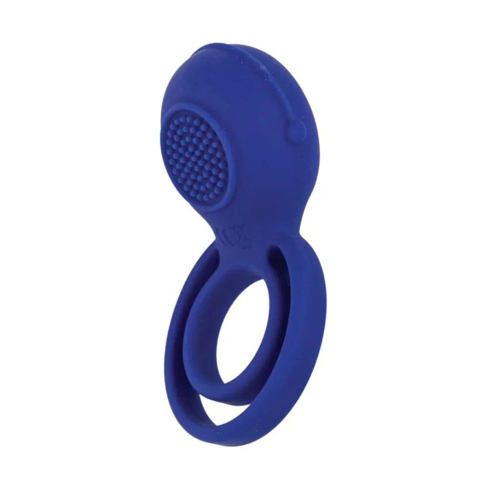 Cock Power Ultimate Vibrating Cock Ring, Blue - Image 3