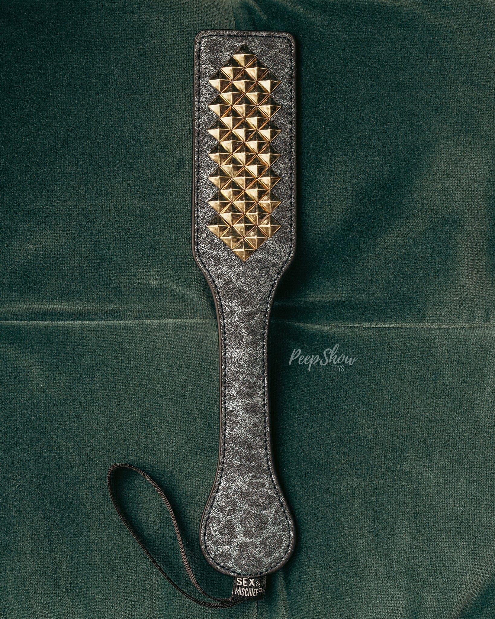 Cougar Studded Paddle - Double-Sided