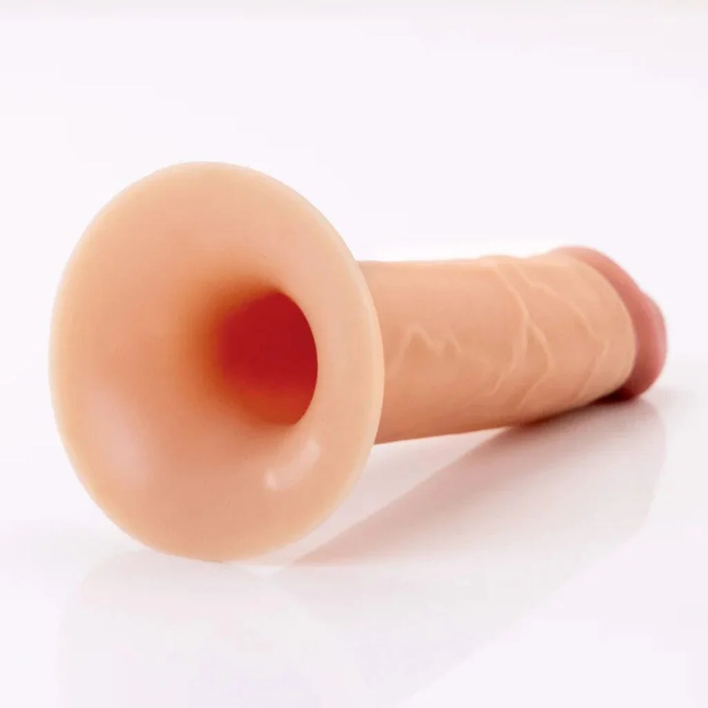 Fantasy Xtensions 7-Inch Hollow Silicone Strap-On - Fits over Soft Penis - Image 4
