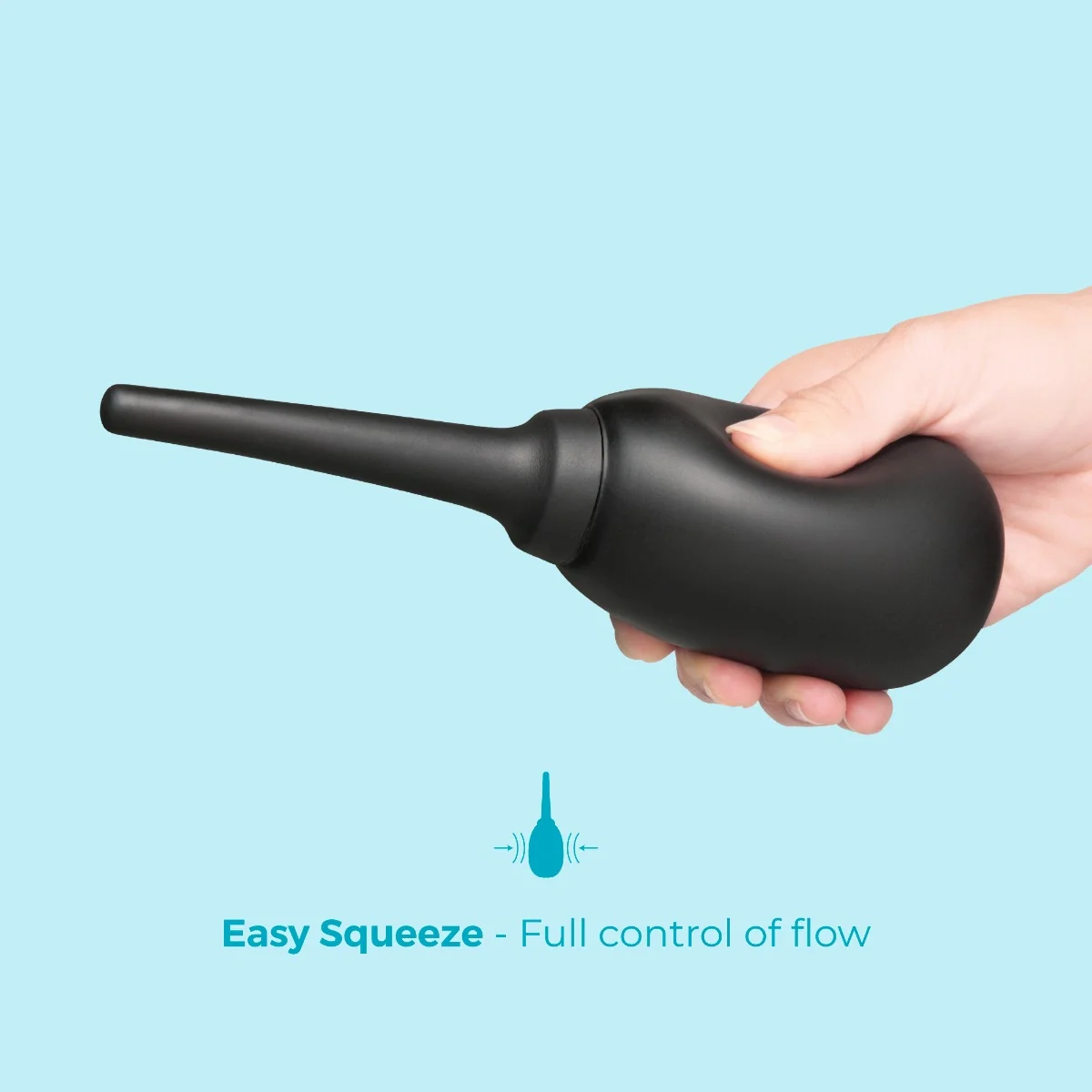 Flexible Silicone Anal Douche by b-Vibe, 5oz. - Image 5