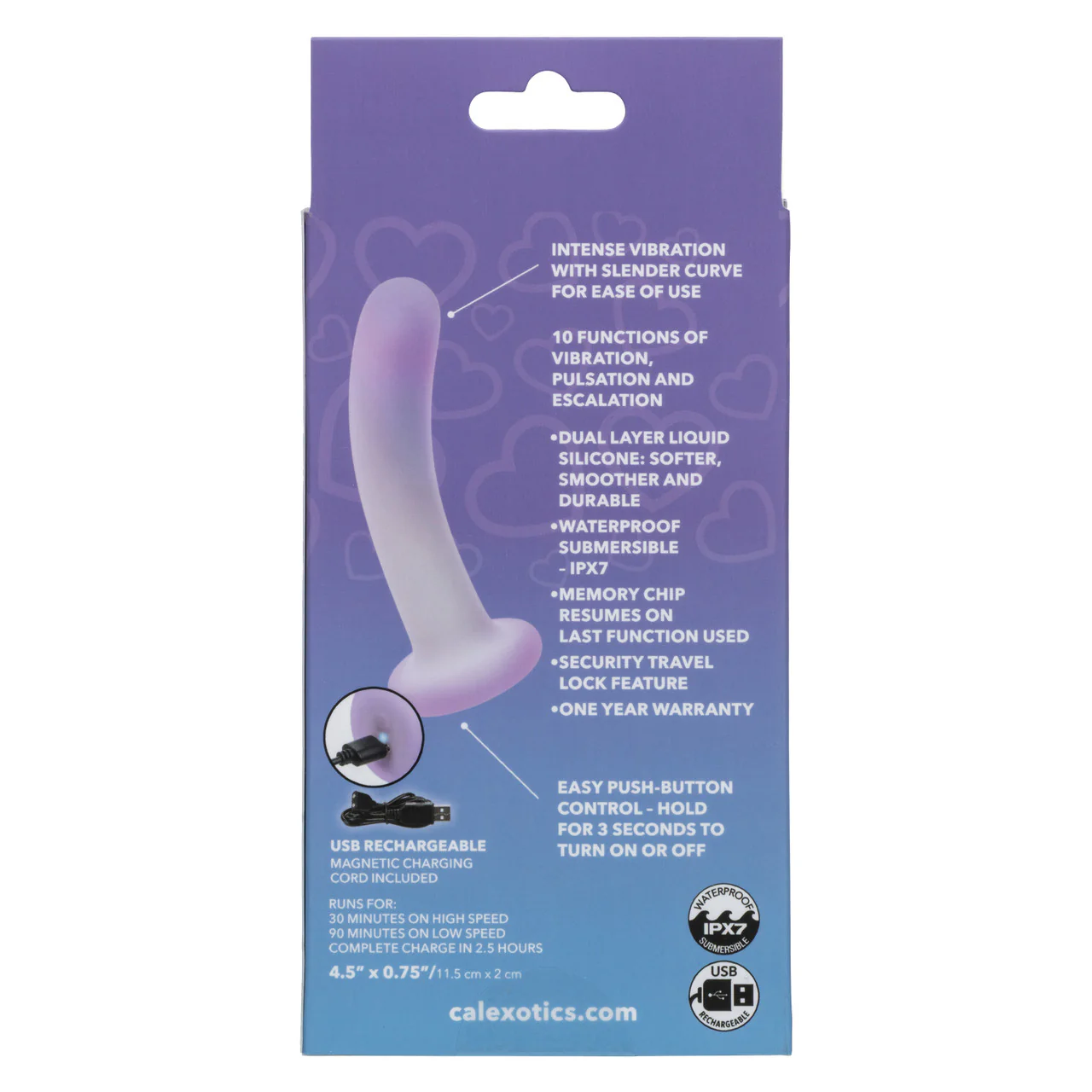 Lavender Haze Slender Curved Probe with Vibration - Image 3