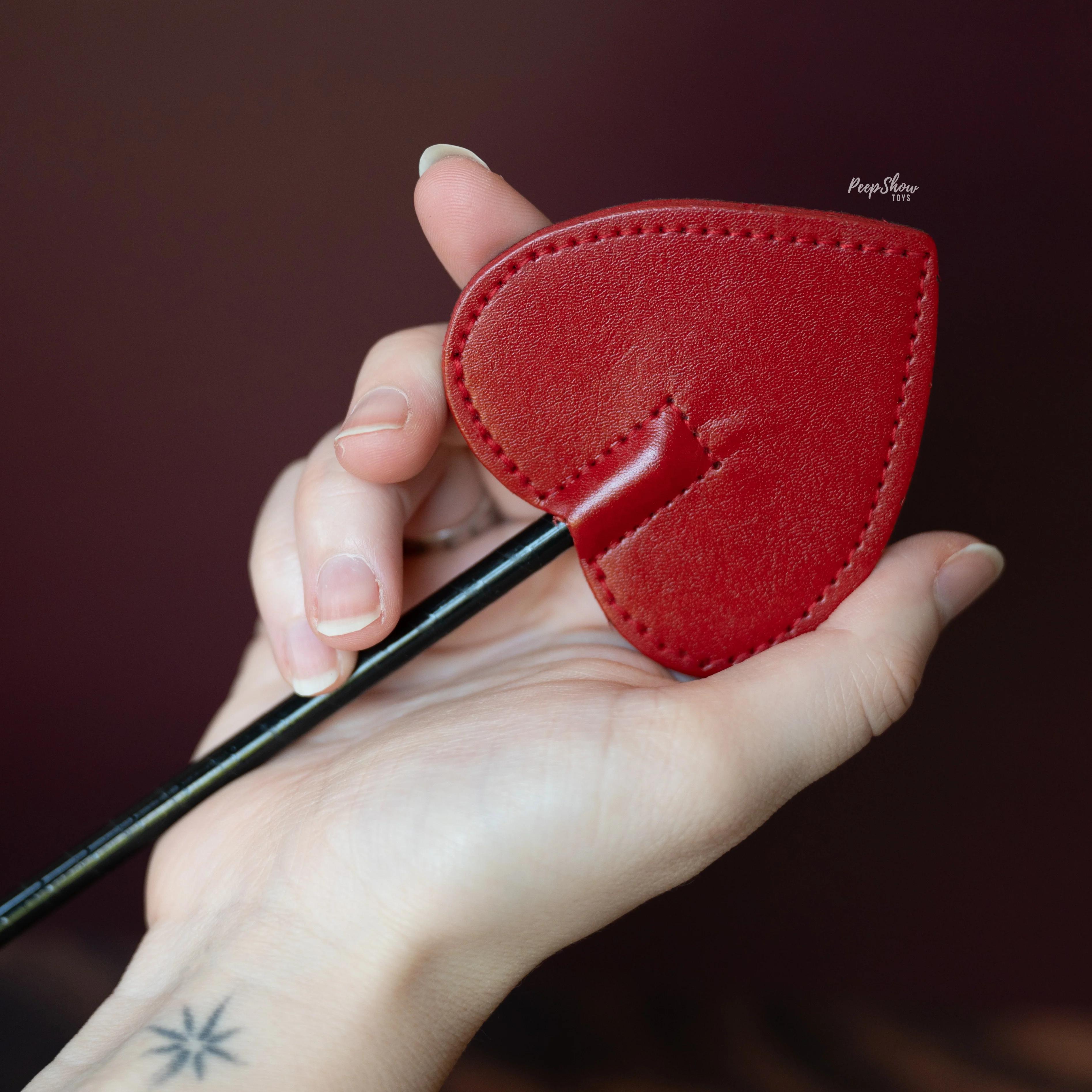 Leather Mini Spade Paddle - Image 4