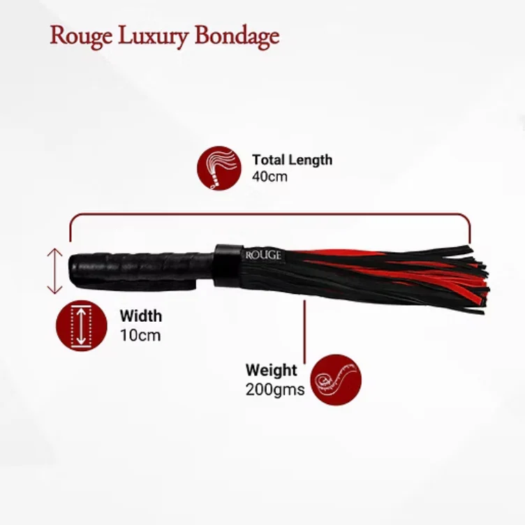 Leather Short Handle Suede Flogger - Image 6