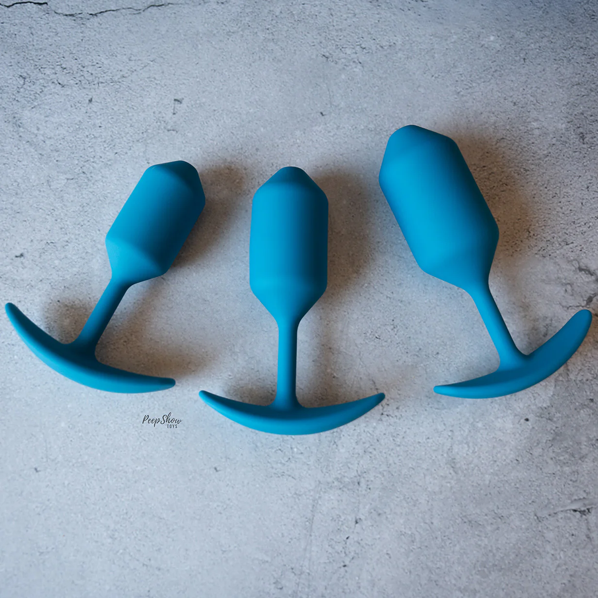 Levelz Silicone Weighted Anal Plug Training Kit - Set of 3 - Image 2