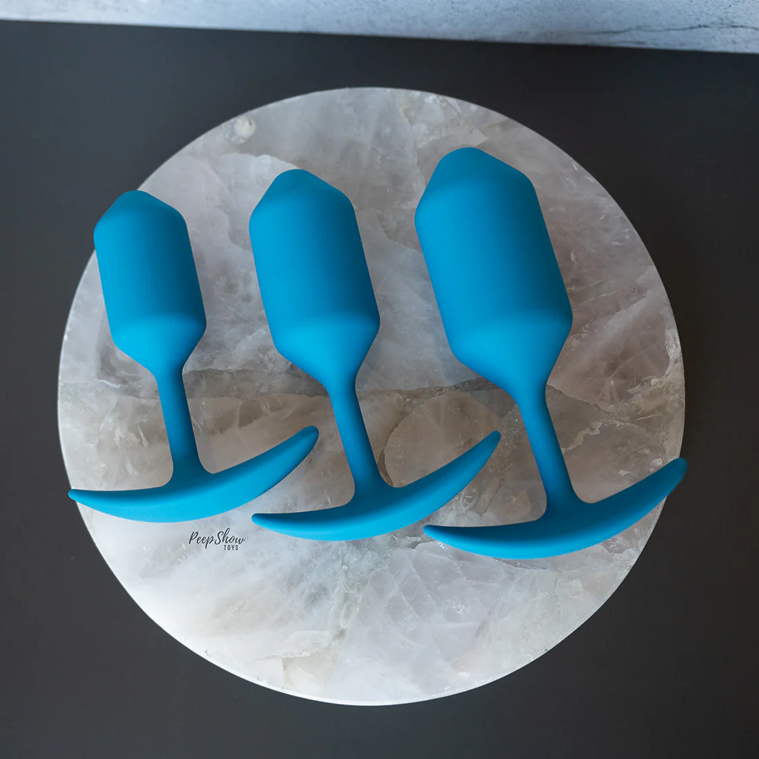 Levelz Silicone Weighted Anal Plug Training Kit - Set of 3 - Image 3