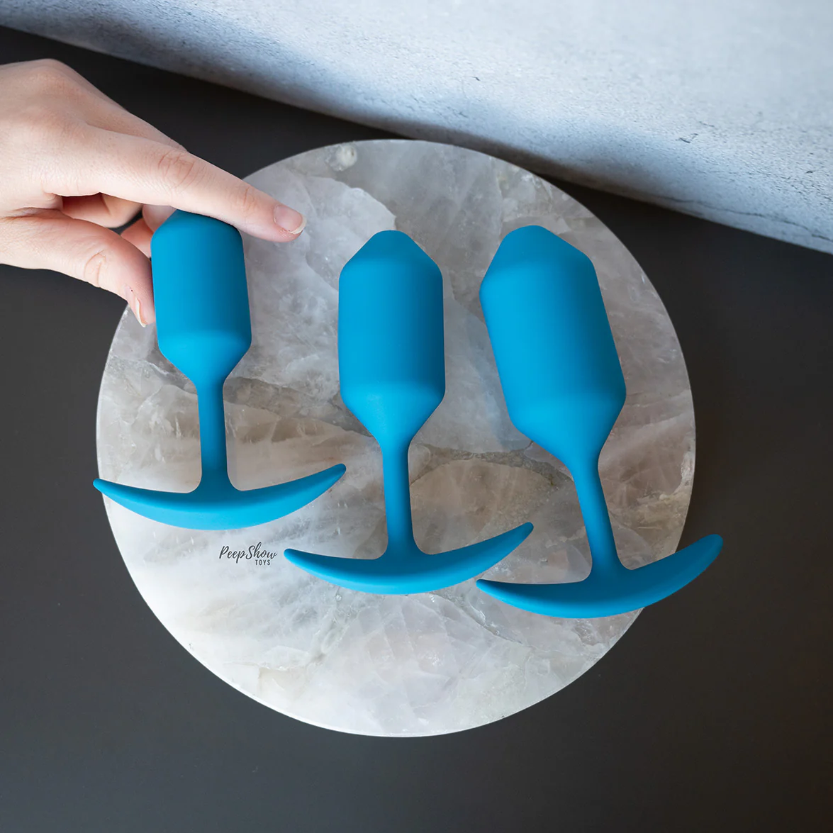Levelz Silicone Weighted Anal Plug Training Kit - Set of 3 - Image 4