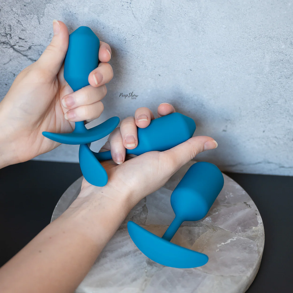Levelz Silicone Weighted Anal Plug Training Kit - Set of 3 - Image 5