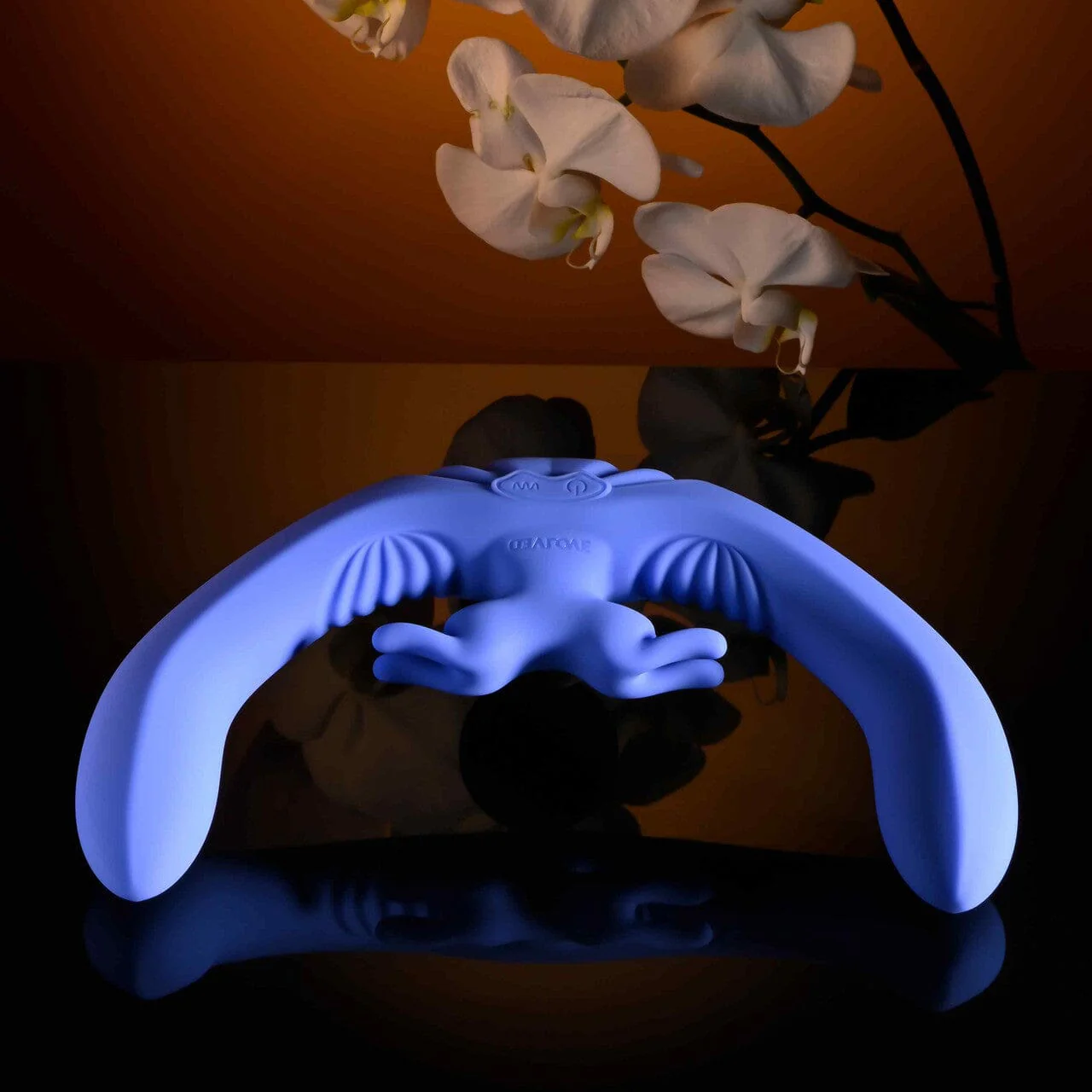 Lovebirds - Vibrating True Double Dildo with Dual Rabbit Ears - Image 5