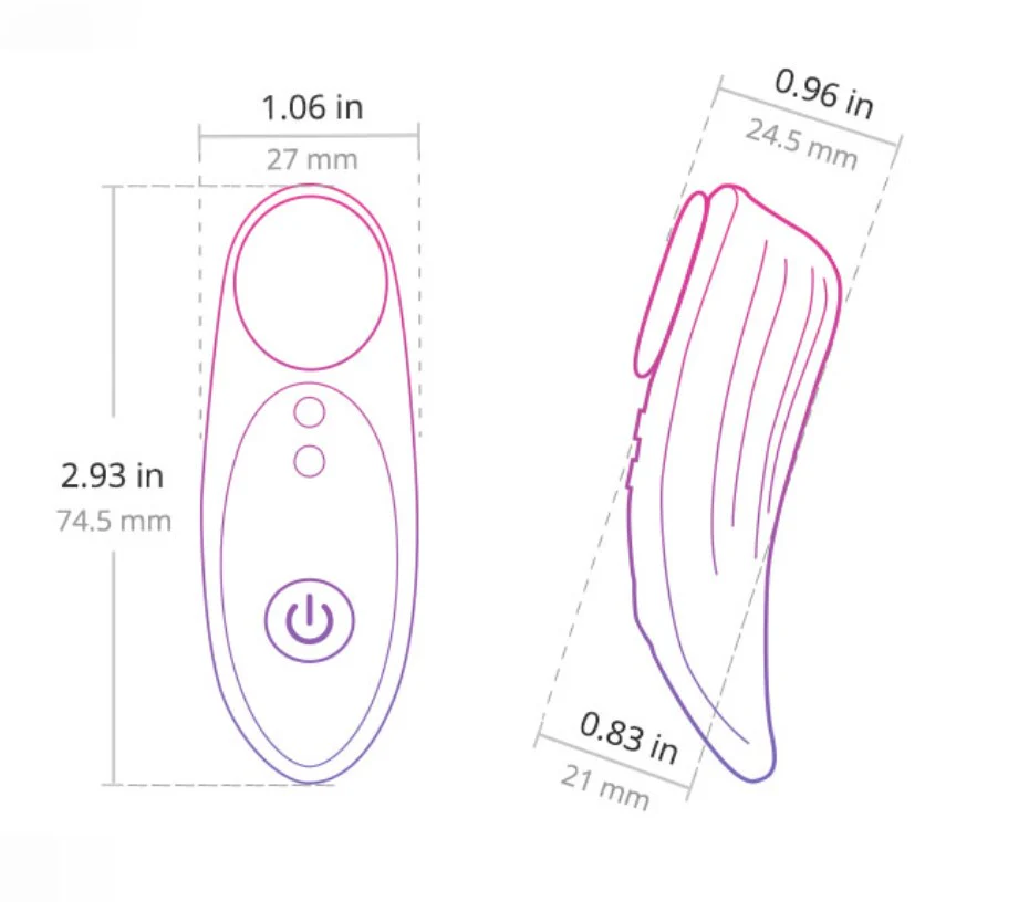 Lovense Ferri Bluetooth Remote Controlled Panty Vibrator - Image 3