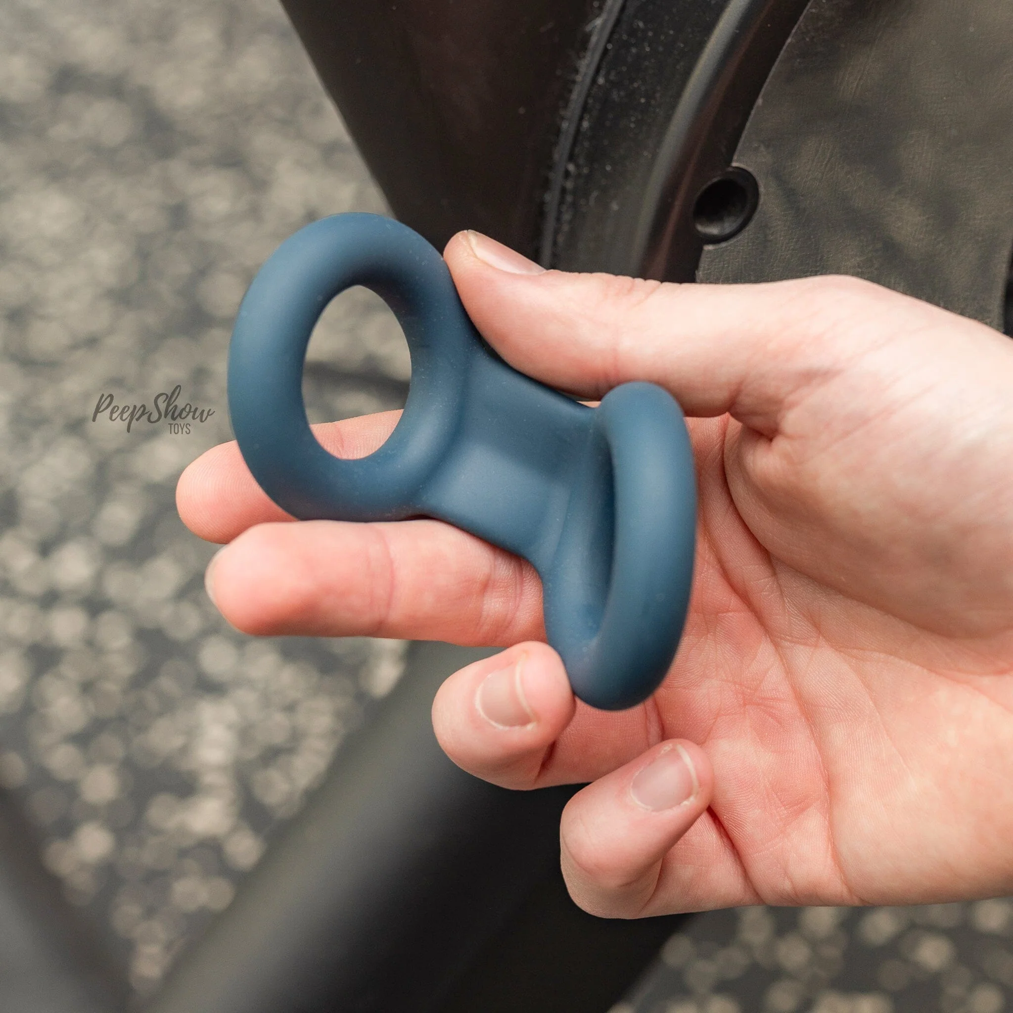 Lux Active Tug Stretchy Silicone Cock Rings - Image 2