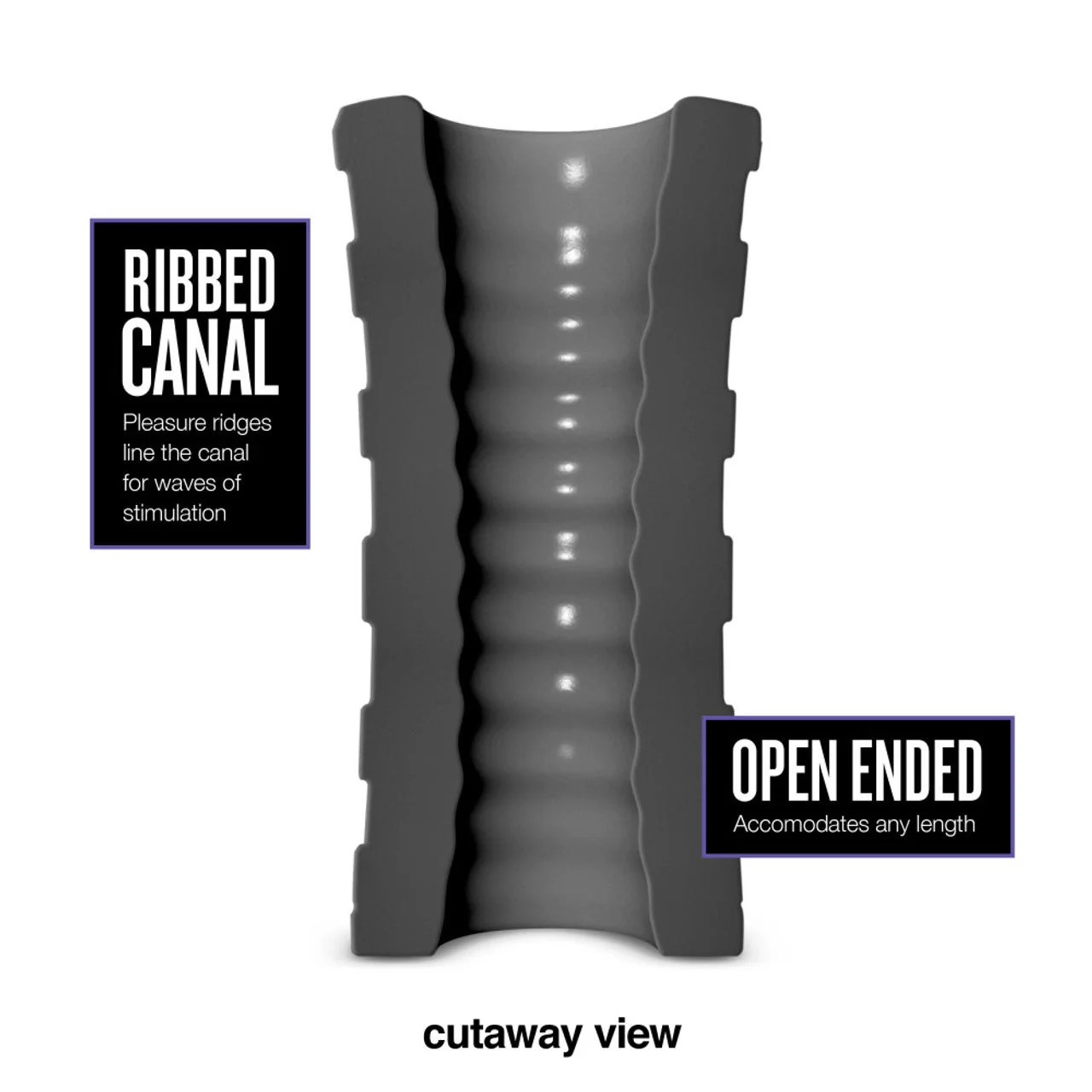 M-Elite Platinum Hekx - Silicone Penis Stroker - Image 4