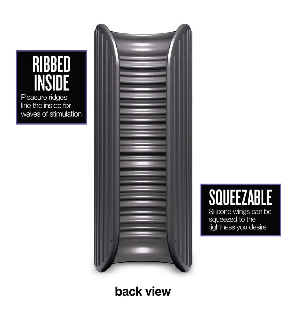 M-Elite Platinum Wrapt - Silicone Penis Vibrator & Stroker - Image 6
