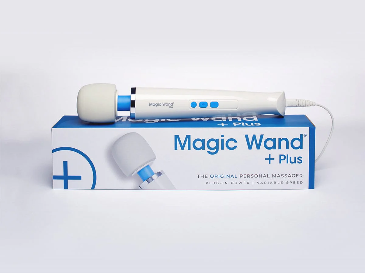 Magic Wand Plus 4-Speed Corded Wand Massager with Silicone Head - Image 3