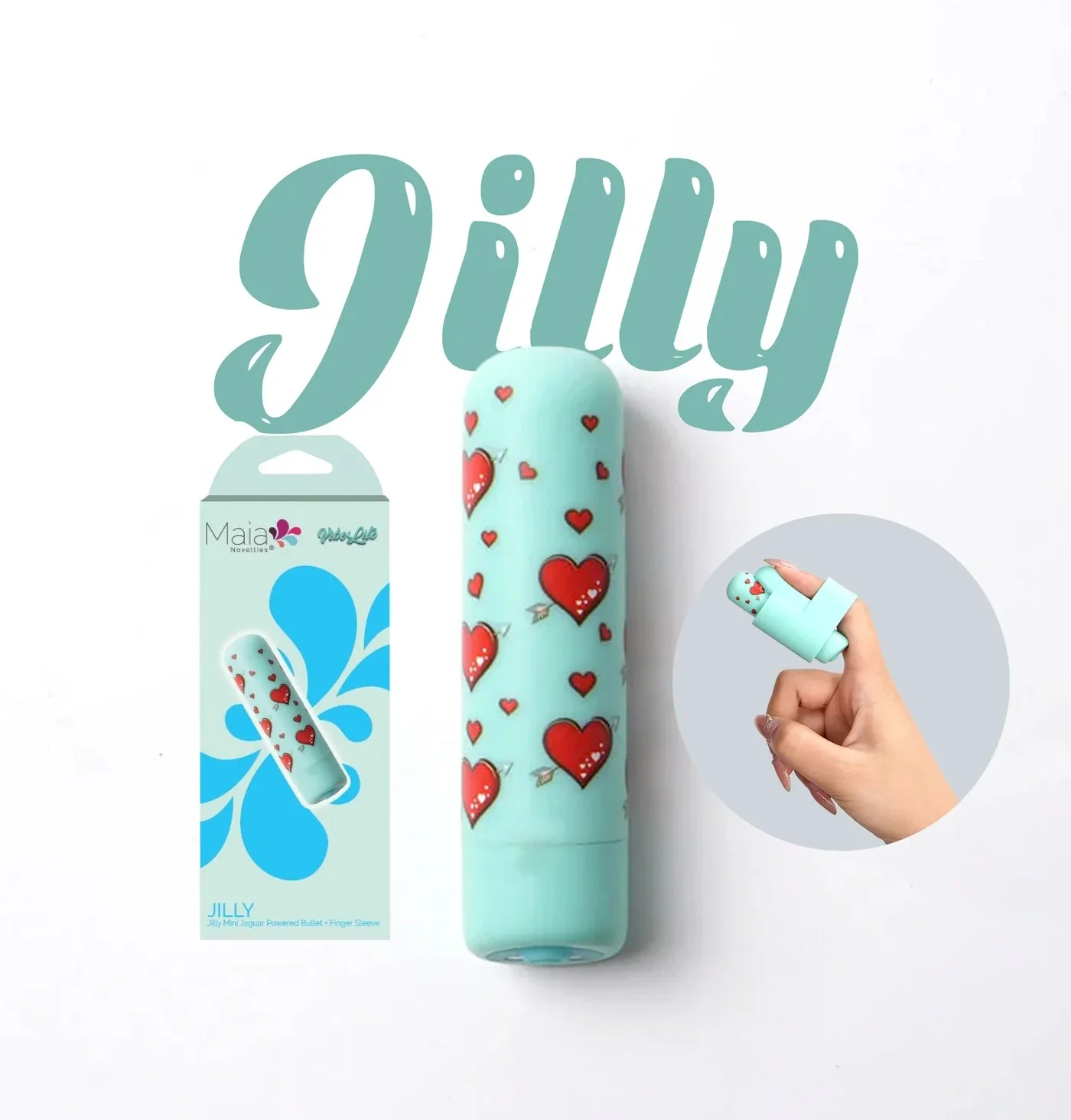 Maia Jilly Fierce Power Bullet Vibrator with Sleeve - Image 3
