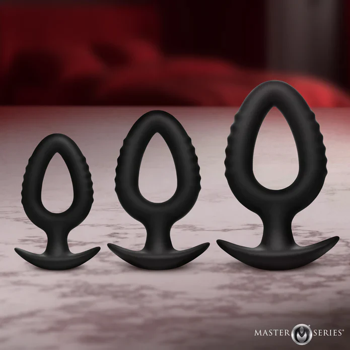 Master Series Pop Plugs - 3-Plug Anal Trainer Kit to XXL - Image 3