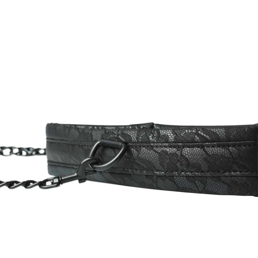 Midnight Lace Collar and Leash by Sportsheets - Image 5