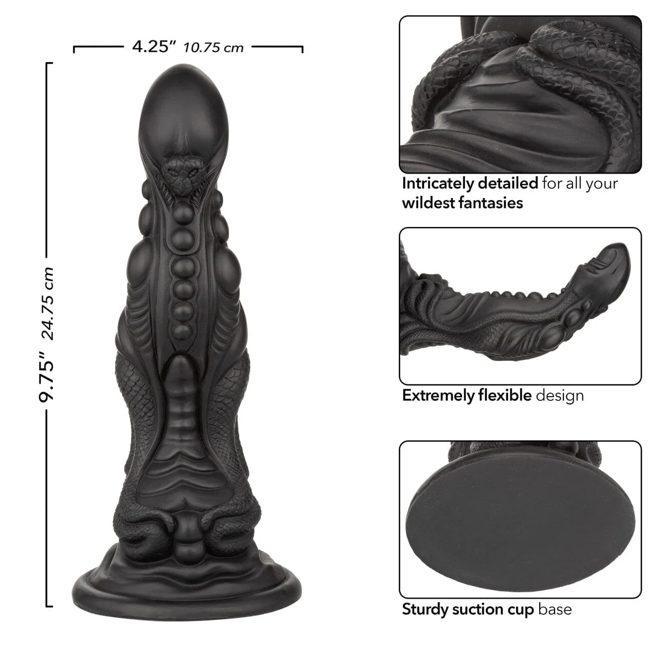 Monster Dong The Colossus 9.75" Fantasy Silicone Dildo - Image 3