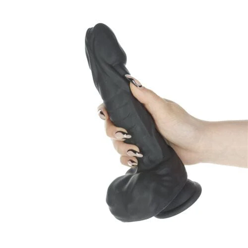 Naked Addiction Demon Noir - 8.6" Thrusting & Vibrating Dildo - Image 4
