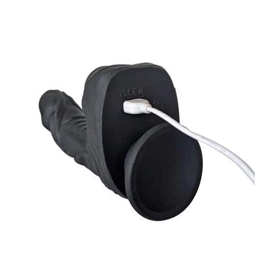 Naked Addiction Demon Noir - 8.6" Thrusting & Vibrating Dildo - Image 6