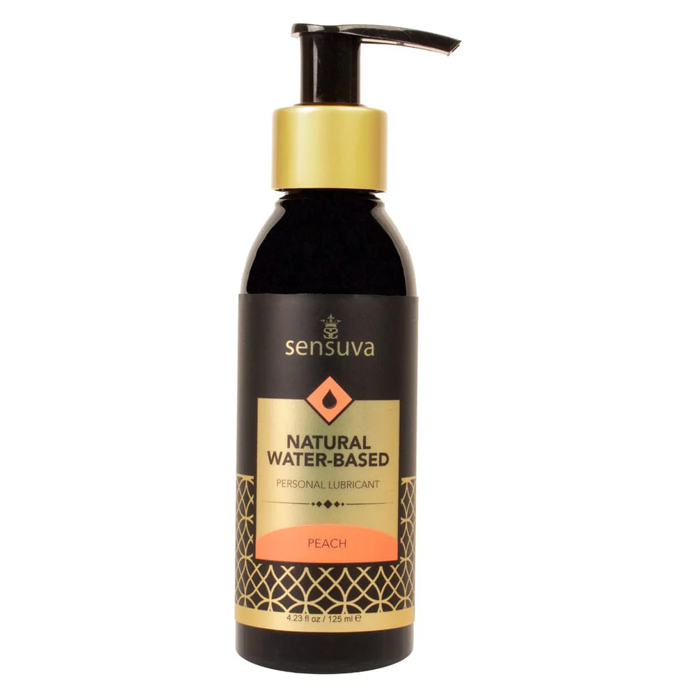 Peach Flavored, Natural Water-Based Personal Lubricant