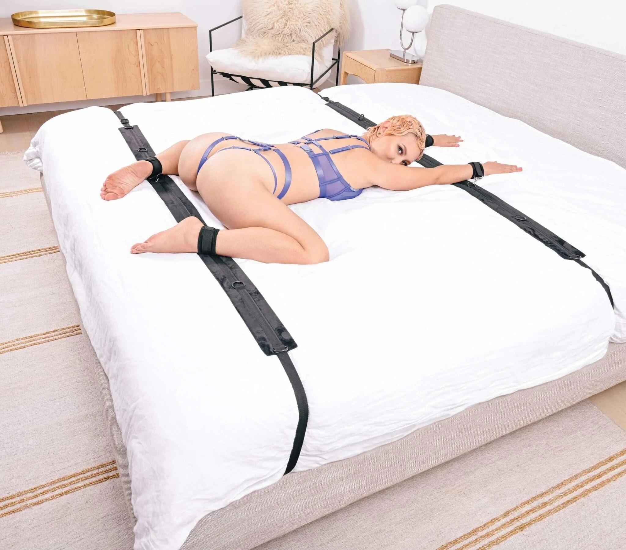 No Matter Where Restraint System - Over-the-bed or door bondage kit - Image 3