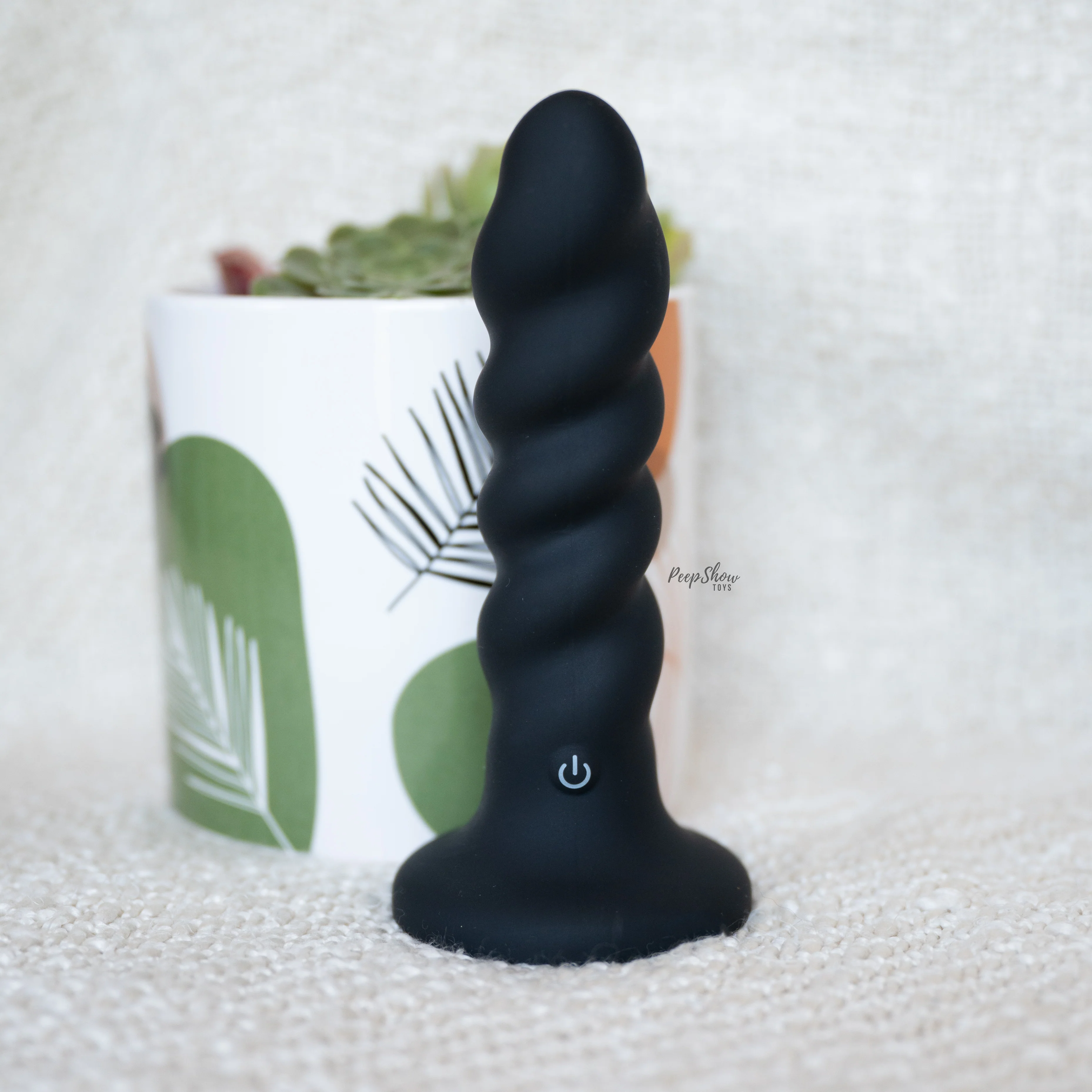 Onyxxx™ Rechargeable Rippled Probe - 10-Speed Vibrating Dildo