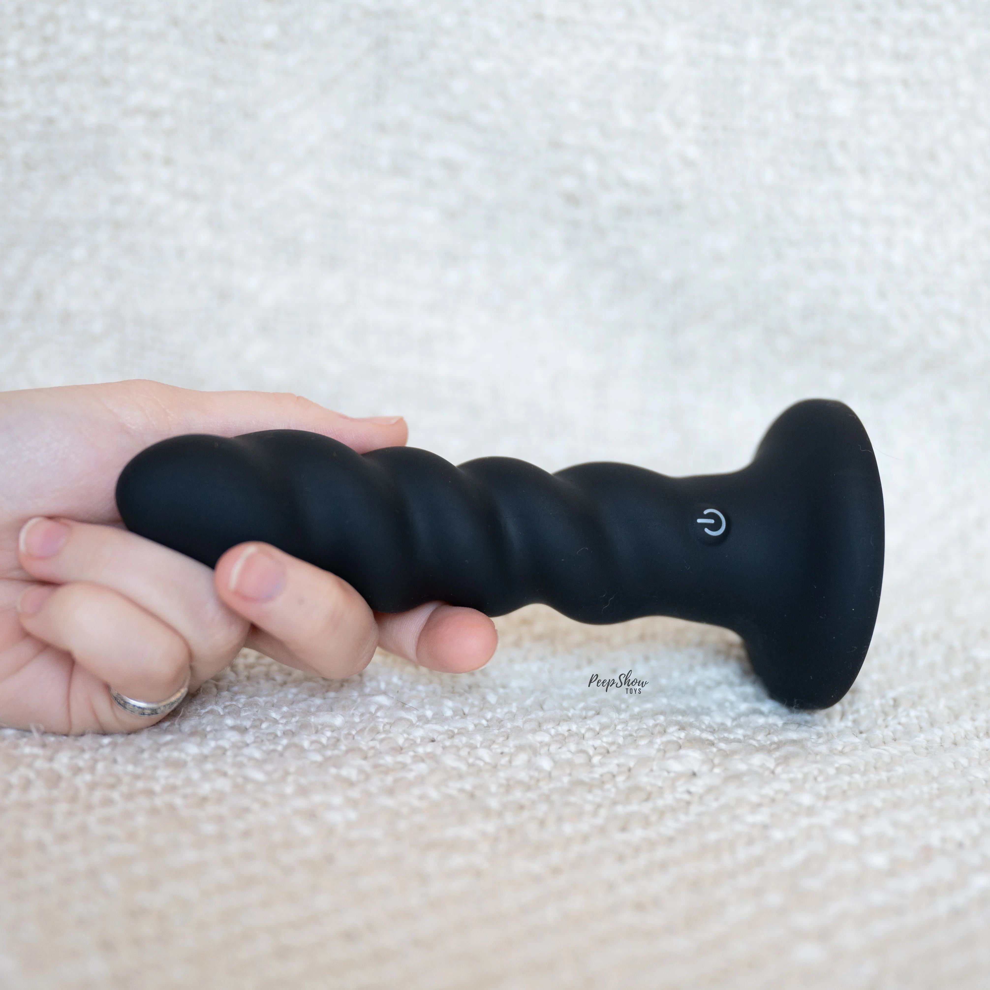 Onyxxx™ Rechargeable Rippled Probe - 10-Speed Vibrating Dildo - Image 3