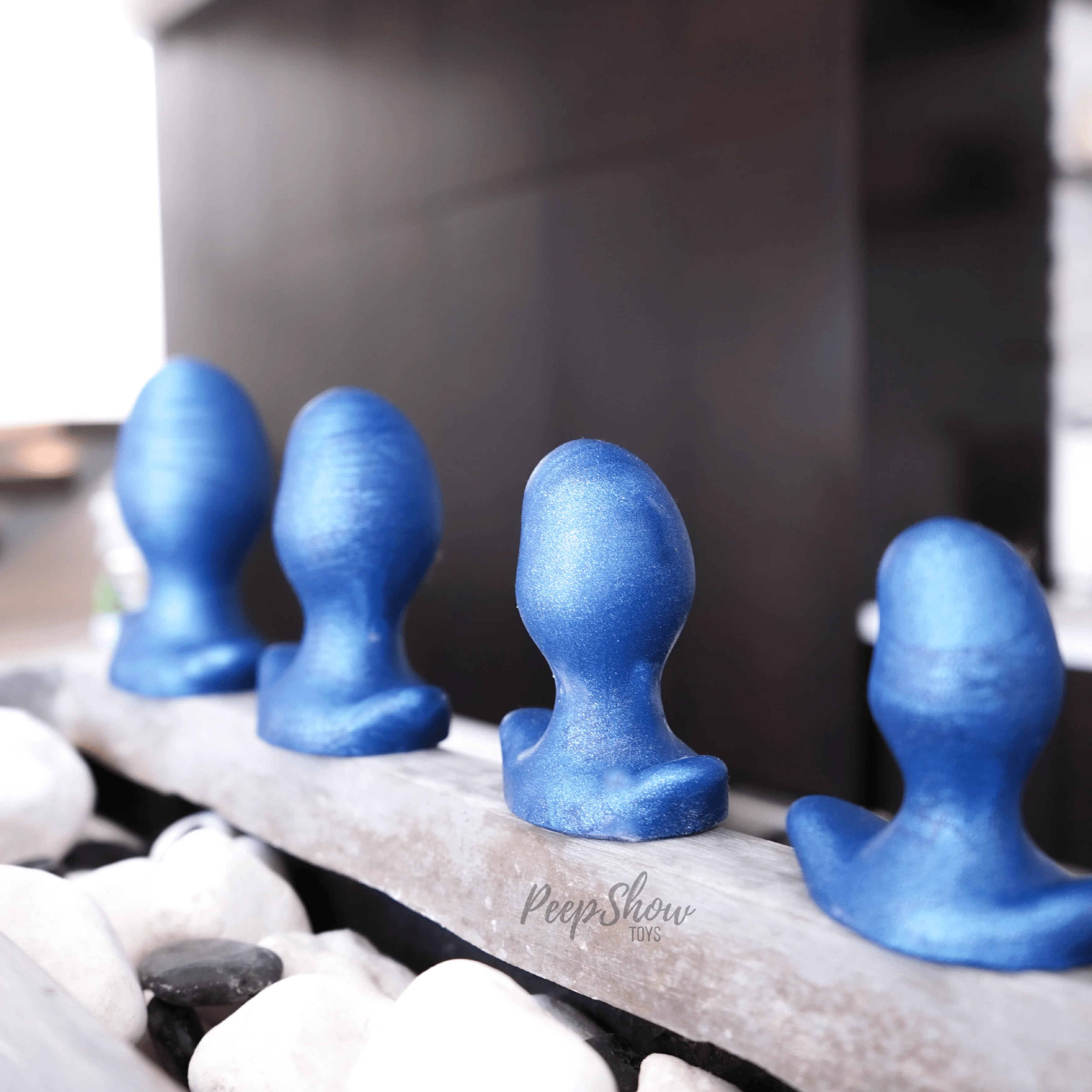 Oxballs Ergo Soft Blueballs Silicone Butt Plug, 5 Sizes - Image 3