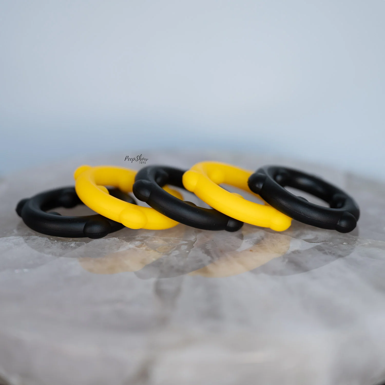 Oxballs Gearheads 5-Pack Cock Ring Set - Image 4
