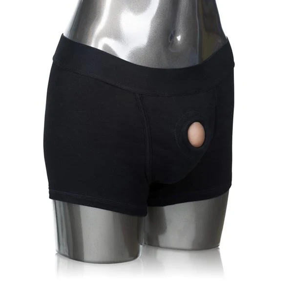 Packer Gear Black Boxer Brief Packing Harness by Calexotics - Image 3