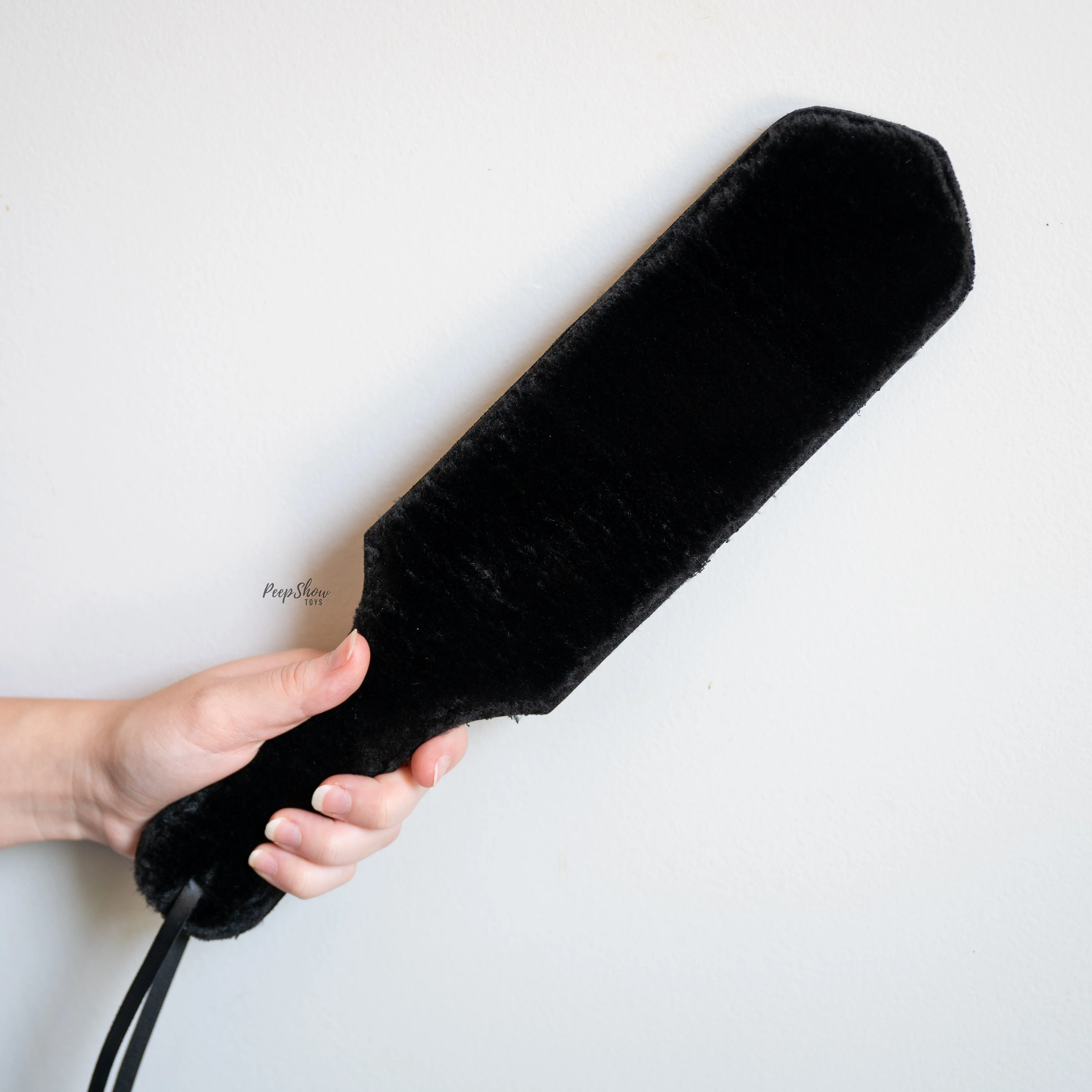 Real Leather Paddle with Fur side - Image 2