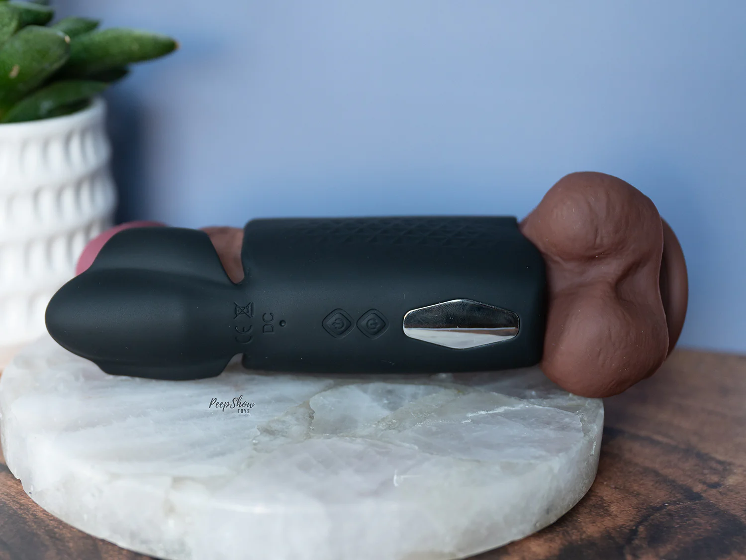 Penis & Balls Stimulating Masturbator with Vibration - Image 5