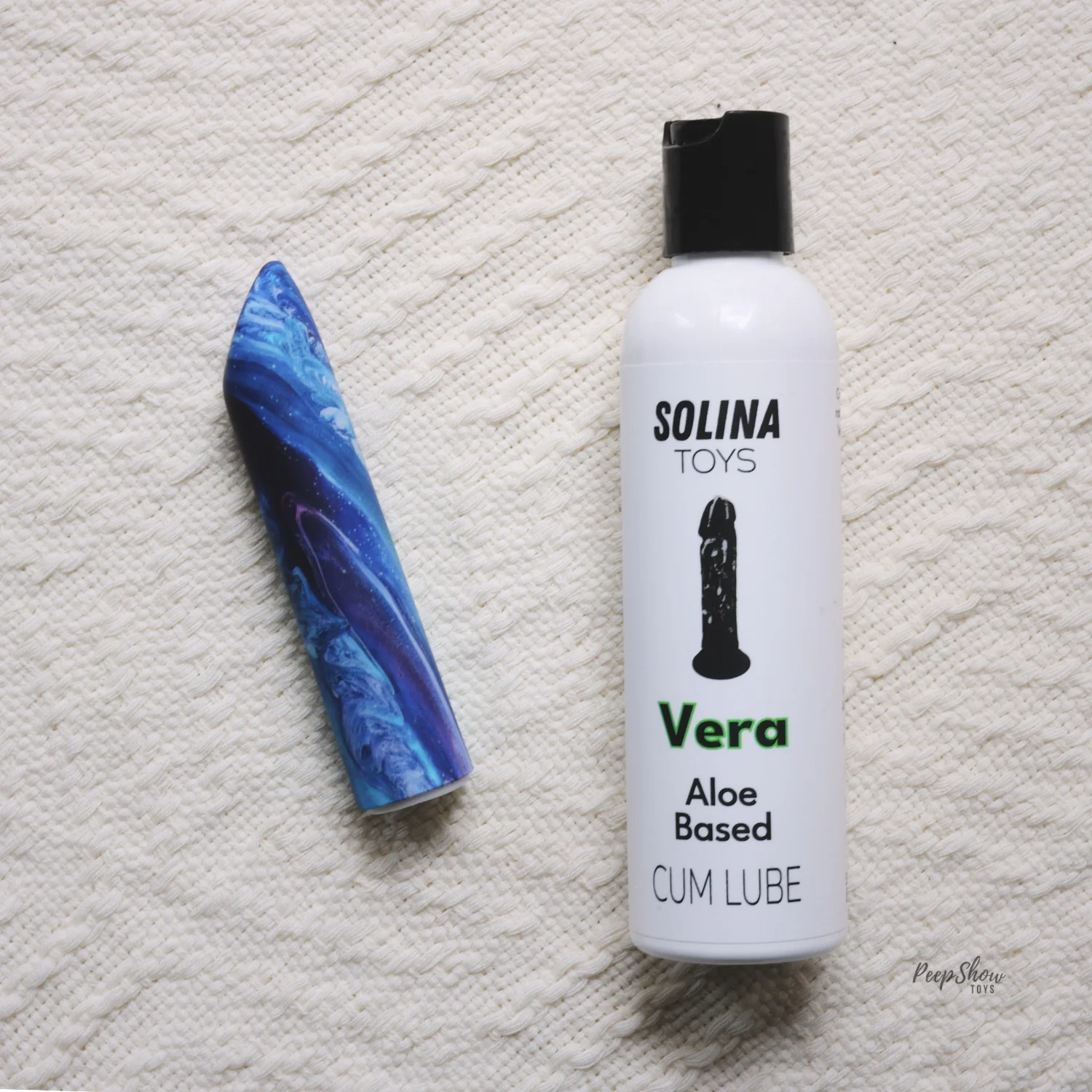 Power Vibe Azure Bullet + Vera Aloe Lube Bundle