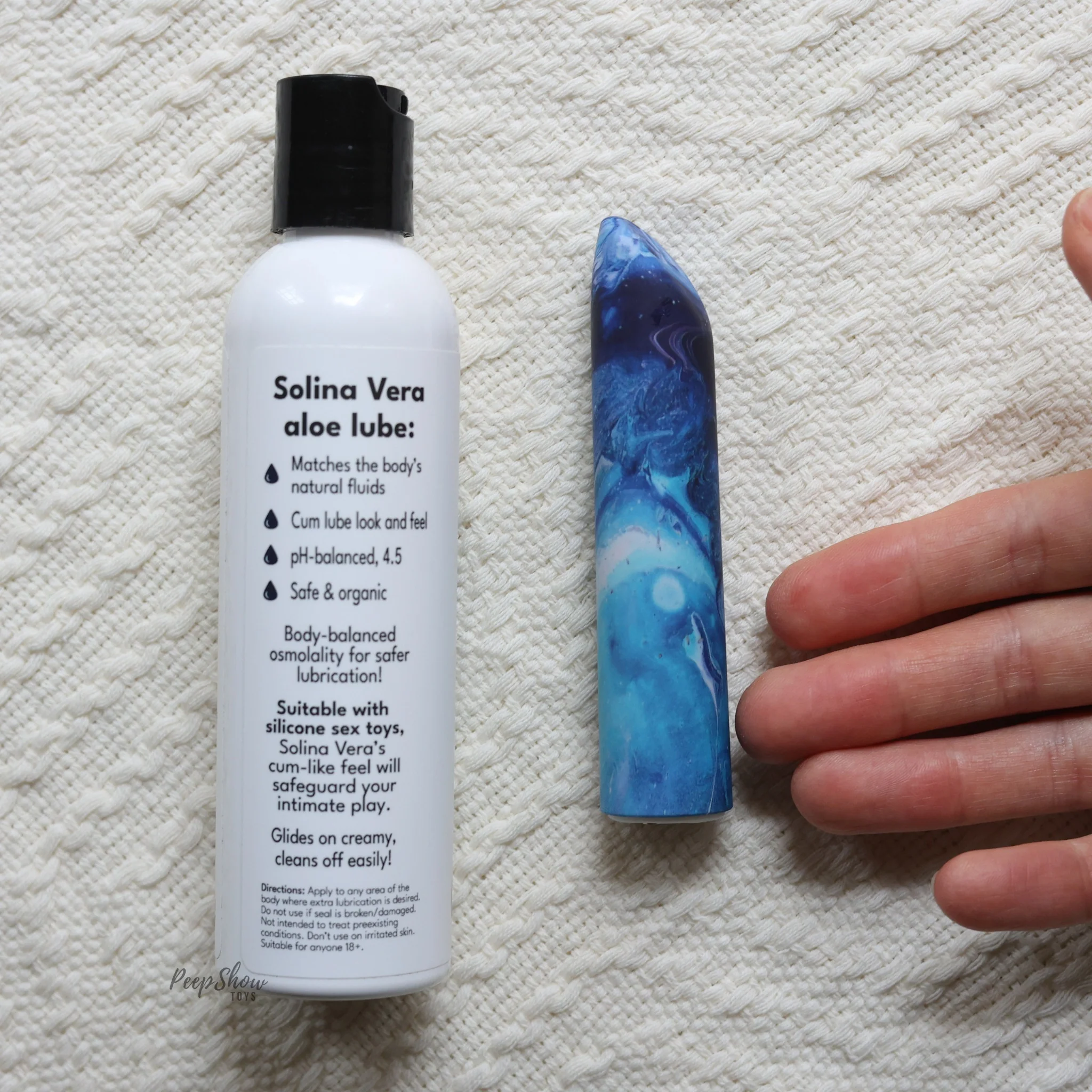Power Vibe Azure Bullet + Vera Aloe Lube Bundle - Image 4