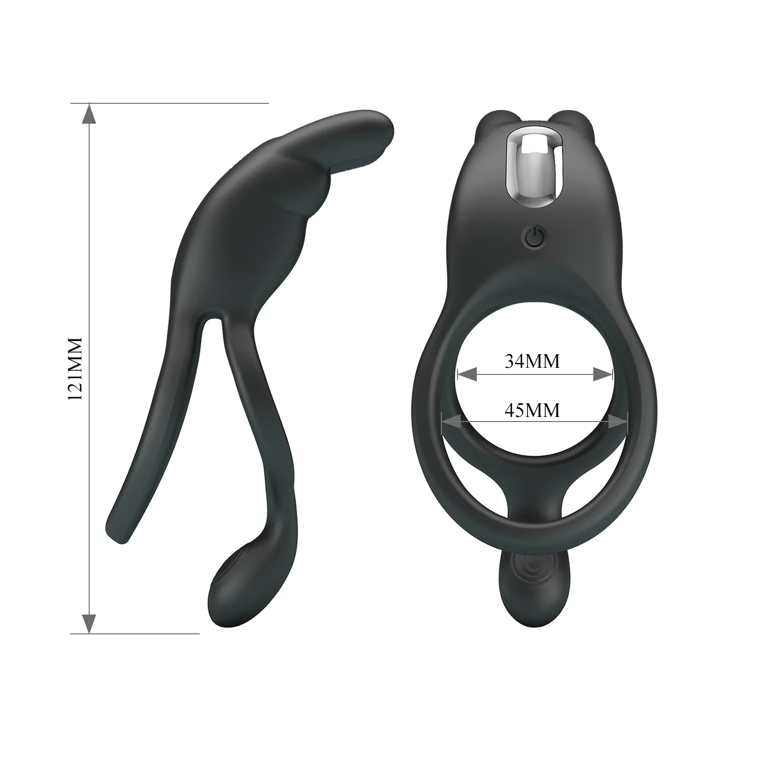 Pretty Love Couples Vibrating Ring - 2x Stimulation - Image 5